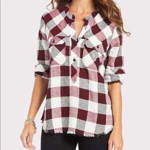 NWT Rails Redding Plaid Popover- Small